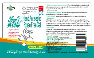 100ml Label (Rinse Free Gel 100)